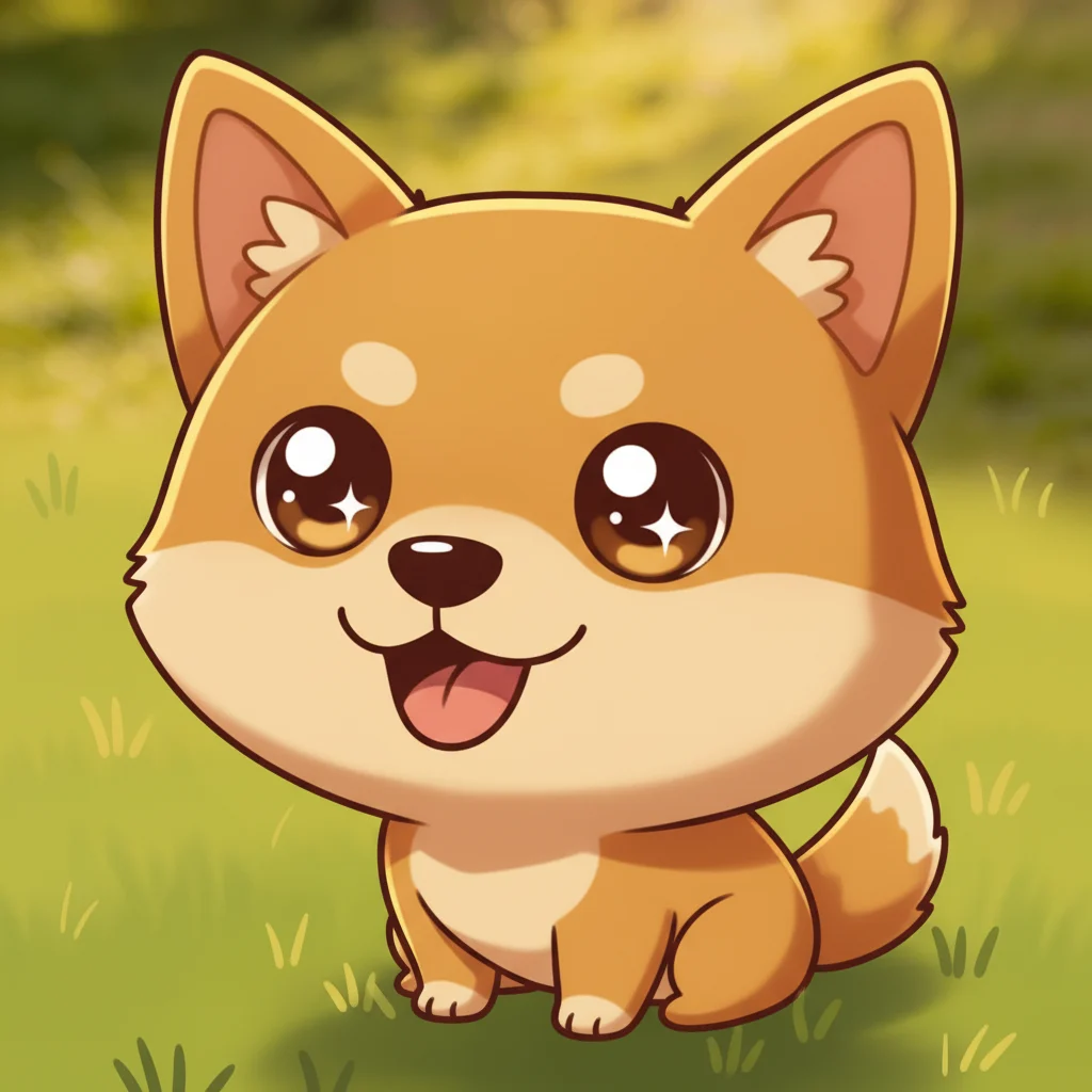 Chibi AI pet portrait style
