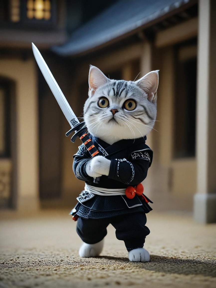 Mini Ninja pet costume template