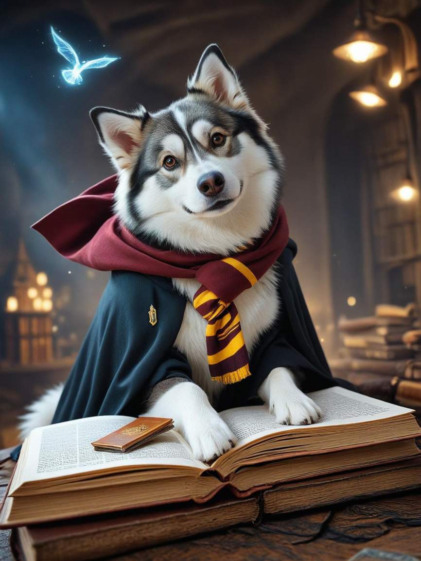 Harry Pocus pet costume template